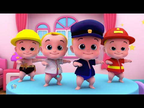 Видео: пять маленьких детей | прыгающая песня для детей | учиться считать | Baby Songs | Five Little Babies
