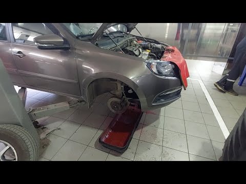 Видео: LADA GRANTA FL Пробег 62000 км. Уходит антифриз Замена на новый ГРМ плюс помпа Осмотр старого ГРМ
