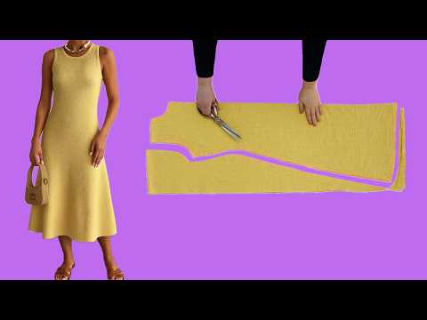 Видео: ✅Нет выкройки? Не проблема! Сшейте это простое летнее платье сегодня!