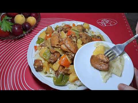 Видео: БІР ТАУЫҚТЫҢ ЕТІНЕН, ДӘМІ ЕРЕКШЕ ЕКІ ТАБАҚ АС. ОҢАЙ ЖӘНЕ ТЕЗ.#кулинарный_канал #казакшарецепт#