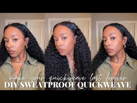 Видео: КАК: сделать так, чтобы ваш Quickweave прослужил ВЕЧНО (не боится пота) | очень простой способ сд...