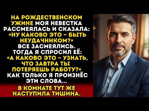 Видео: МОЯ НЕВЕСТКА НАЗВАЛА МЕНЯ НЕУДАЧНИКОМ ЗА РОЖДЕСТВЕНСКИМ УЖИНОМ. И ТОГДА Я…