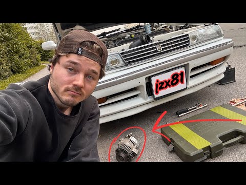 Видео: РЕМОНТ ГЕНЕРАТОРА 1JZ-GTE. ВЫХЛОП С AJS. TOYOTA MARK 2 JZX81
