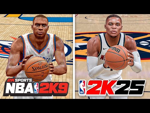 Видео: Забивая очки с Расселом Уэстбруком в каждой игре NBA 2K