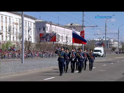 Видео: Парад Победы. Енисей HD (Красноярск). 09.05.2024