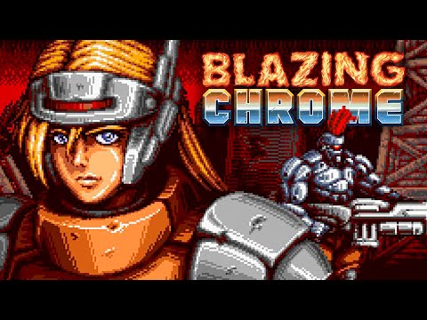 Видео: Невероятная современная Контра (мне очень понравилась) // Blazing Chrome