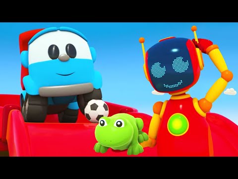 Видео: Детская песня Лягушонок и развивающие мультики Грузовичок Лева - Сборник для детей