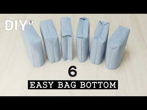 Видео: How to Sew Bag Bottom | 6 способов пришить дно сумки