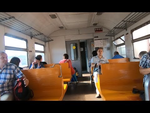 Видео: ЭТ2М-042, маршрут: Санкт-Петербург - Луга-1