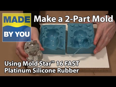 Видео: Двухкомпонентная силиконовая форма с использованием Mold Star™ 16 FAST