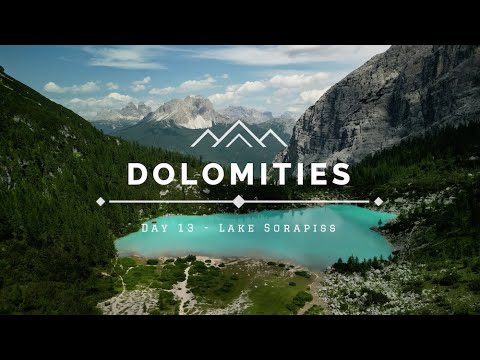 Видео: 13. Италия. Доломиты. Озеро Сорапис / Lago di Sorapiss