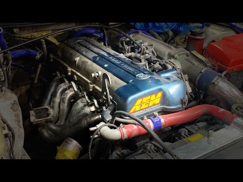 Видео: Переход на одну турбину 2jzgtevvt   Замена штатной системы twinturbo. Toyota aristo 147. Турбодиван