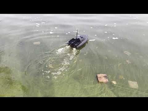 Видео: Тест-драйв кораблик прикормочный Flytec 2019 NEW двухбоксовый