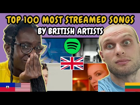 Видео: РЕАКЦИЯ НА 100 самых прослушиваемых песен британских исполнителей (Spotify) | СМОТРЮ ВПЕРВЫЕ
