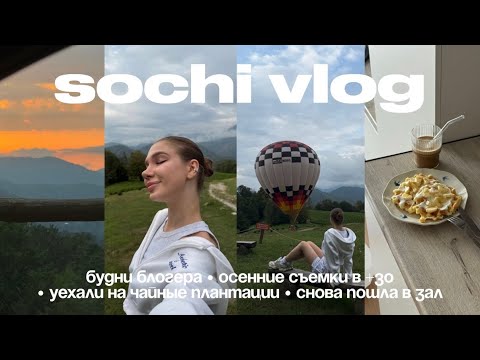 Видео: БУДНИ БЛОГЕРА: ОСЕННИЕ СЪЕМКИ В ЖАРУ • ЧАЙНЫЕ ПЛАНТАЦИИ В ГОРАХ || сочи влог