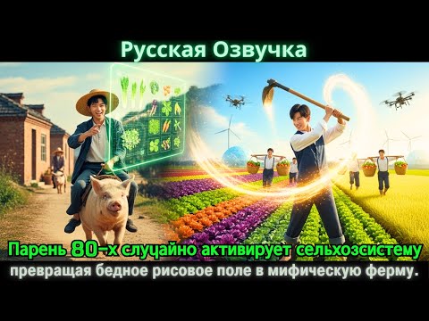 Видео: Парень 80-х случайно активирует сельхозсистему, превращая бедное рисовое поле в мифическую ферму.