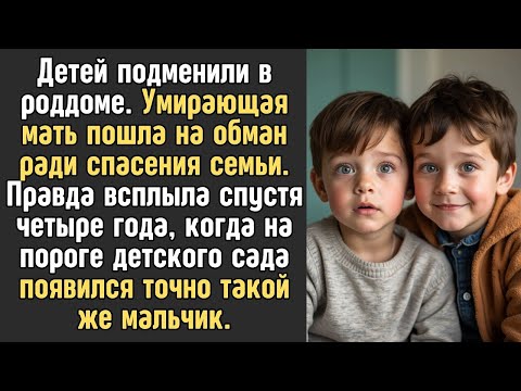 Видео: Детей подменили в роддоме. Умирающая мать пошла на обман ради спасения семьи.