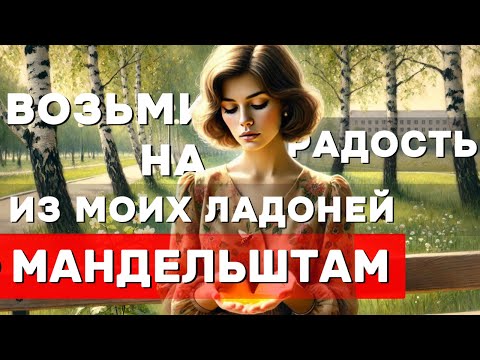 Видео: 💔 Осип Мандельштам — Возьми на радость из моих ладоней | Трогательный романс