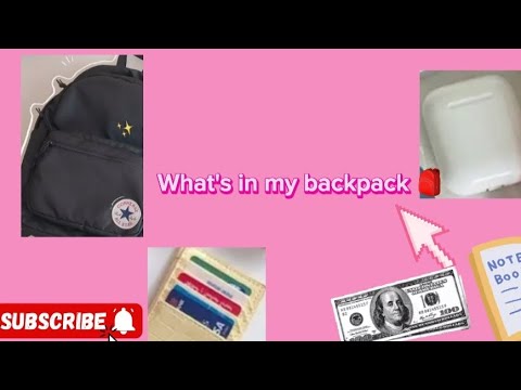 Видео: What's in my backpack 🎒 subscribe дараарай хөөрхөнүүдээ 🎀