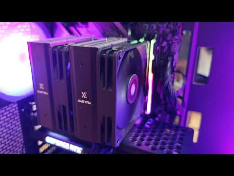Видео: Вентиляторы кулера XASTRA AX620 Basic максимальные обороты вращения 1783 rpm