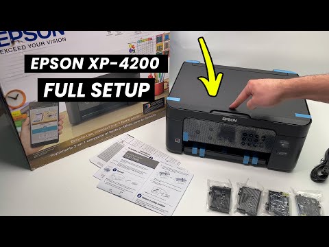 Видео: Принтер Epson XP-4200: распаковка + полная настройка Wi-Fi + как печатать и сканировать