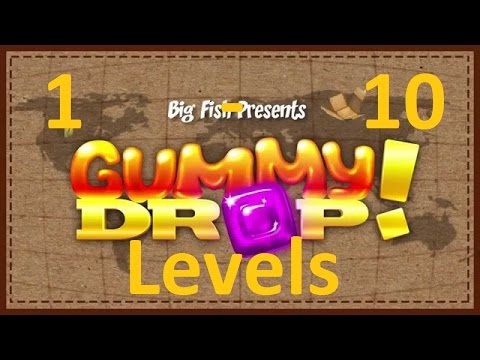 Видео: Конфетки! Gummy Drop! - Sydney - Сидней Levels  1 - 10 ( 1 - 10 уровень ) прохождение