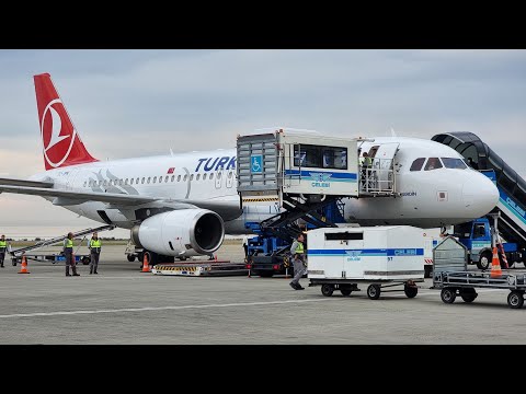 Видео: Airbus A320 а/к Turkish Airlines | Рейс Трабзон — Стамбул