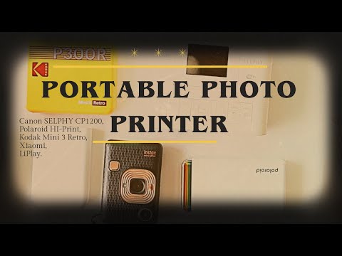 Видео: Обзор портативных принтеров Canon SELPHY, Polaroid HI-Print, Kodak Mini 3 Retro, Xiaomi, LiPlay.