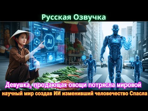 Видео: Девушка, продающая овощи потрясла мировой научный мир создав ИИ изменивший человечество Спасла #2025