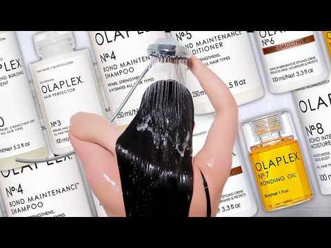 Видео: МОЙ УХОД ЗА ВОЛОСАМИ С OLAPLEX | Как правильно использовать Olaplex для здоровья волос