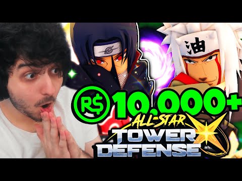 Видео: Я стал СИЛЬНЕЕ с отрядами Наруто в All Star Tower Defense X!