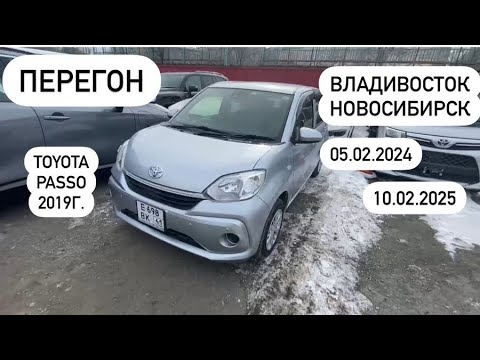 Видео: Перегон из Владивостока в Новосибирск Toyota Passo 05.02.2025-10.02.2025