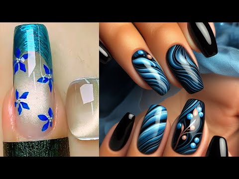 Видео: Вдохновение для нейл-арта 2025💅✨Потрясающие синие дизайны нейл-арта, которые очаруют вас!