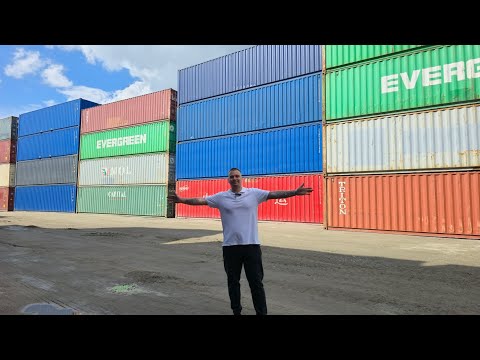 Видео: Морские контейнера на прямую с терминала 