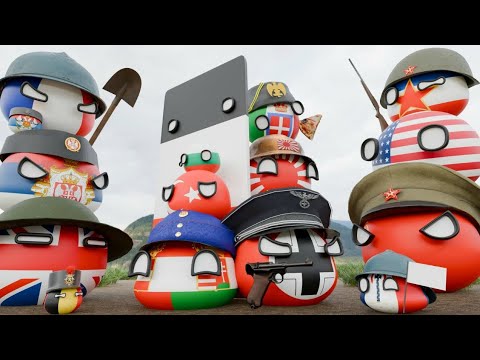 Видео: WW1 против WW2 (Countryballs)