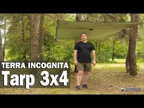 Видео: Тент Terra Incognita Tarp 3x4: обзор и метод установки