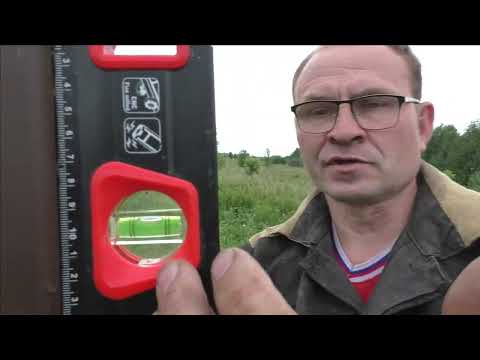 Видео: Столб наткнулся на камень. Нестандартное решение | Установка забора