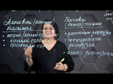 Видео: Пассивті тасымалдау механизмі. 1 бөлім. 10 сынып.