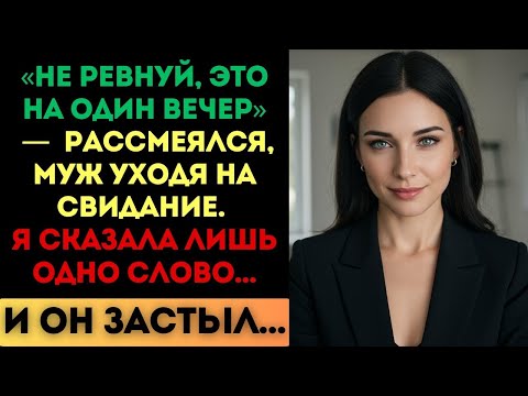 Видео: «Это на один вечер, не ревнуй», — смеялся муж  Я сказала одно слово, и он застыл