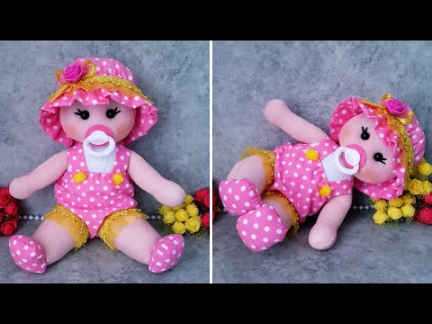 Видео: 😍Великолепная кукла/🔊кукла из носка, которую можно легко сделать