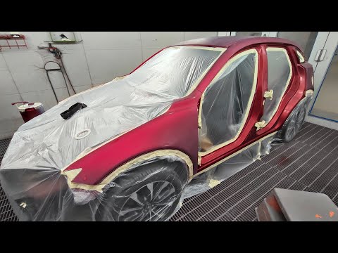 Видео: Mazda CX-3 Candy Respray, часть 2, подготовка и маскировка