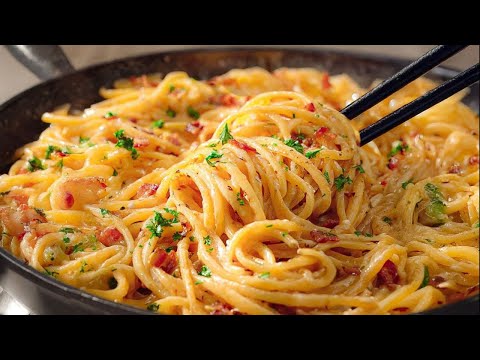 Видео: Невероятно вкусные спагетти за 10 минут! Простой и вкусный рецепт пасты на ужин!