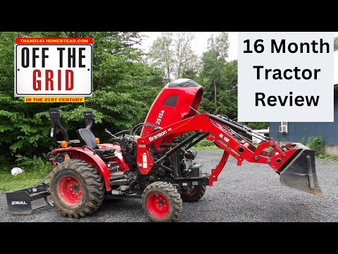 Видео: 16-месячный обзор трактора Branson/TYM 2515