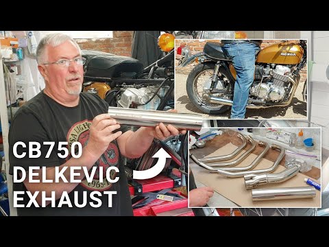 Видео: Руководство по установке выхлопной системы Delkevic | Звук 4-в-1 трубы Honda CB750 | Проект мотоц...