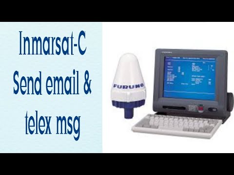 Видео: Inmarsat-C send email and telex msg. Инмарсат С отправляем сообщение.