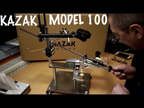 Видео: Заточка ножа на KAZAK "MODEL 100" (part 6) Съемная рамка,основание из стали и др.