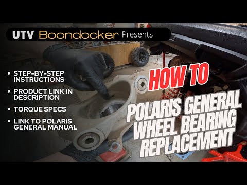 Видео: Как заменить подшипники ступицы на Polaris General