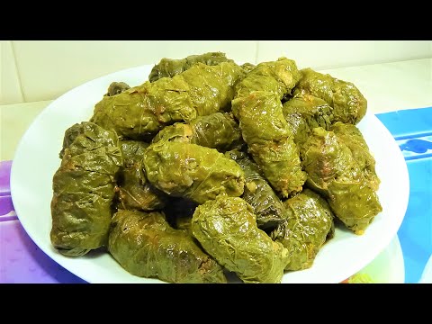 Видео: Сочная вкусная ДОЛМА из Виноградных Листьев  по Армянски