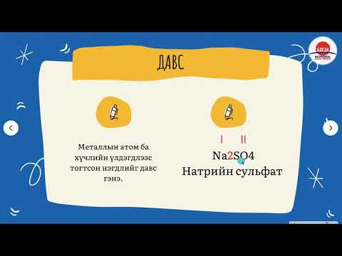 Видео: Химийн нэгдлийн томьёо зохиох