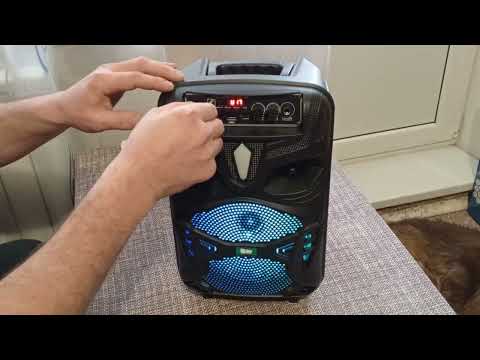 Видео: Обзор музыкальной колонки караоке BK9C с микрофоном.